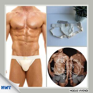 Modus Vivendi - Natural Plain Jockstrap - Natural Cream (M)